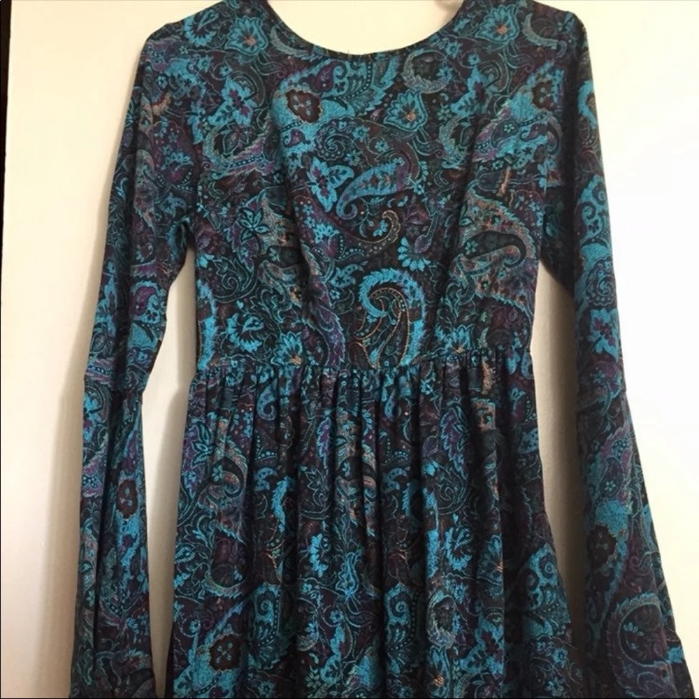 Paisley Boho Dress, Boho Dress